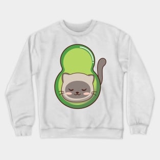 Yummy Meow Meow Avocado Crewneck Sweatshirt